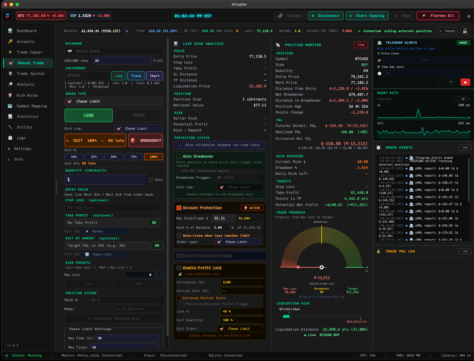 XCopier — Crypto Derivatives Copy Trading Platform